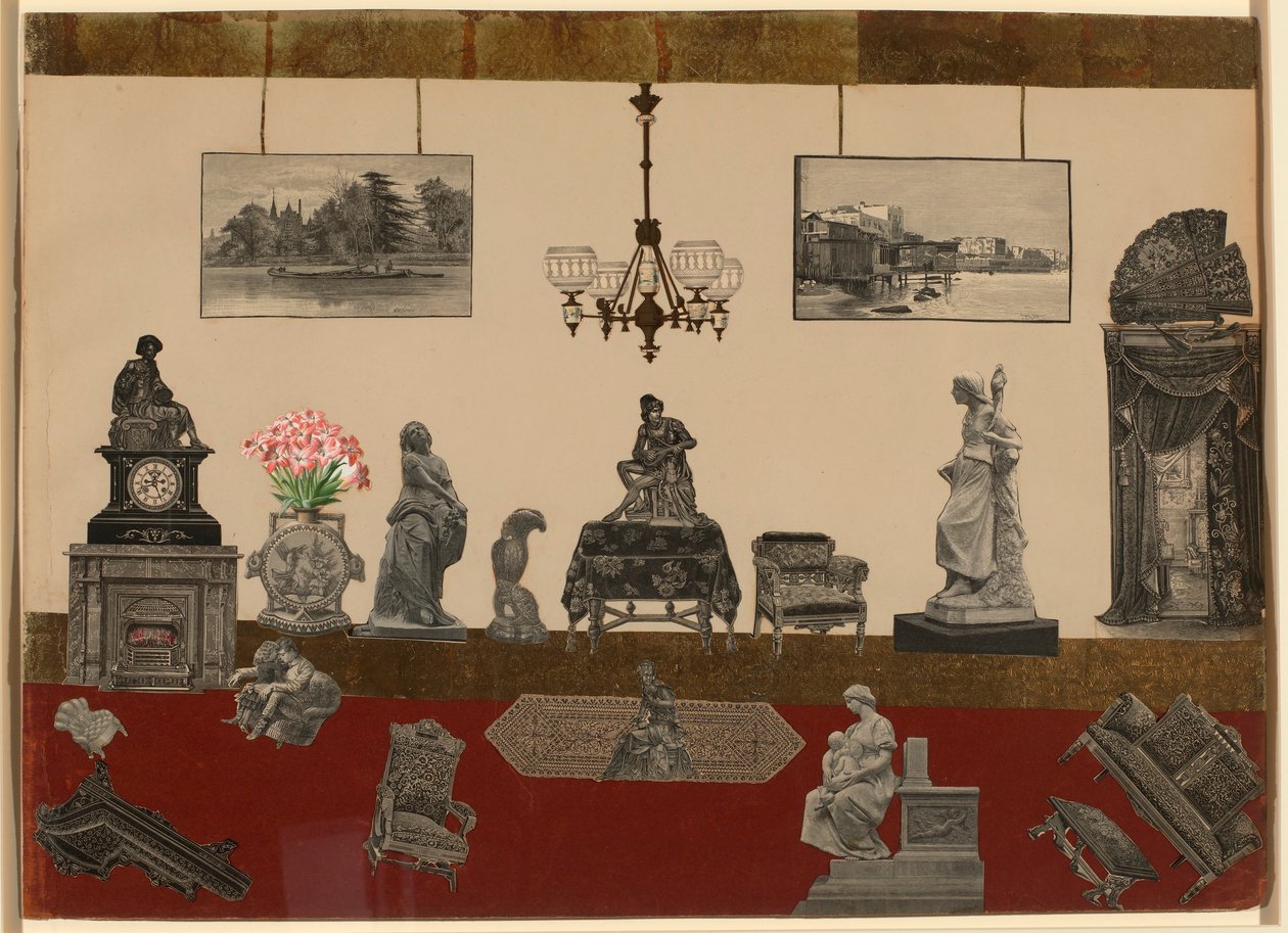 Sans titre (collage victorien) - Unidentified