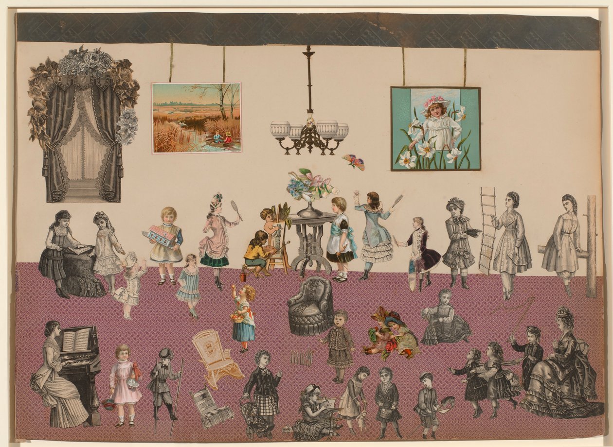 Sans titre (collage victorien) - Unidentified