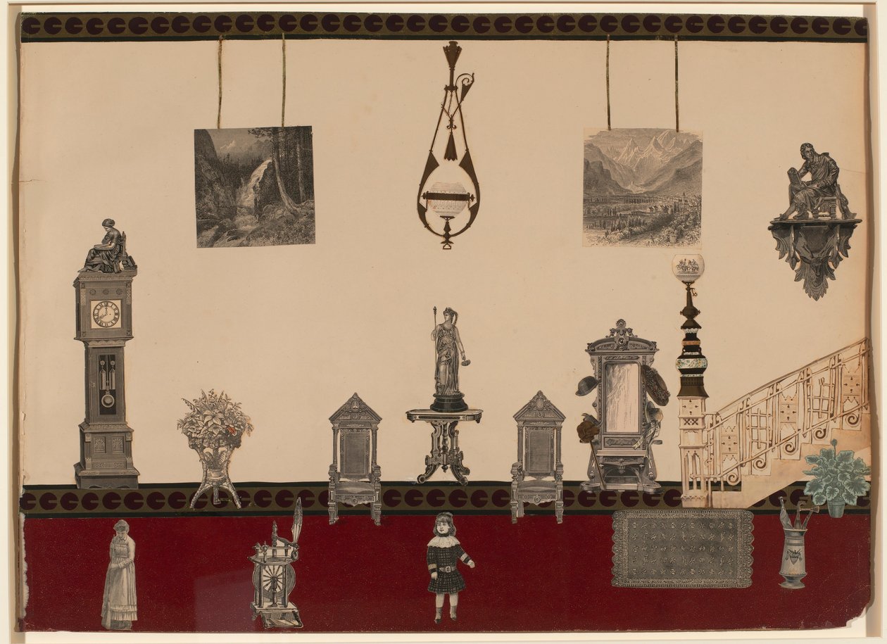 Sans titre (collage victorien) - Unidentified