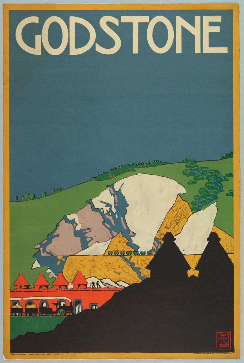 Affiche, Godstone, métro de Londres, 1915 - Unknown