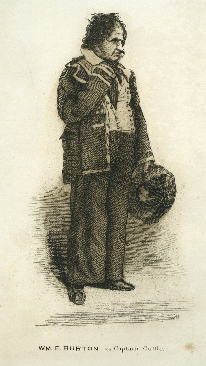 WM. E. Burton en tant que capitaine Cuttle - Unbekannt Unbekannt
