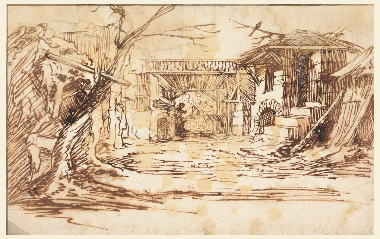 Décor pour une crèche de Noël - Unknown