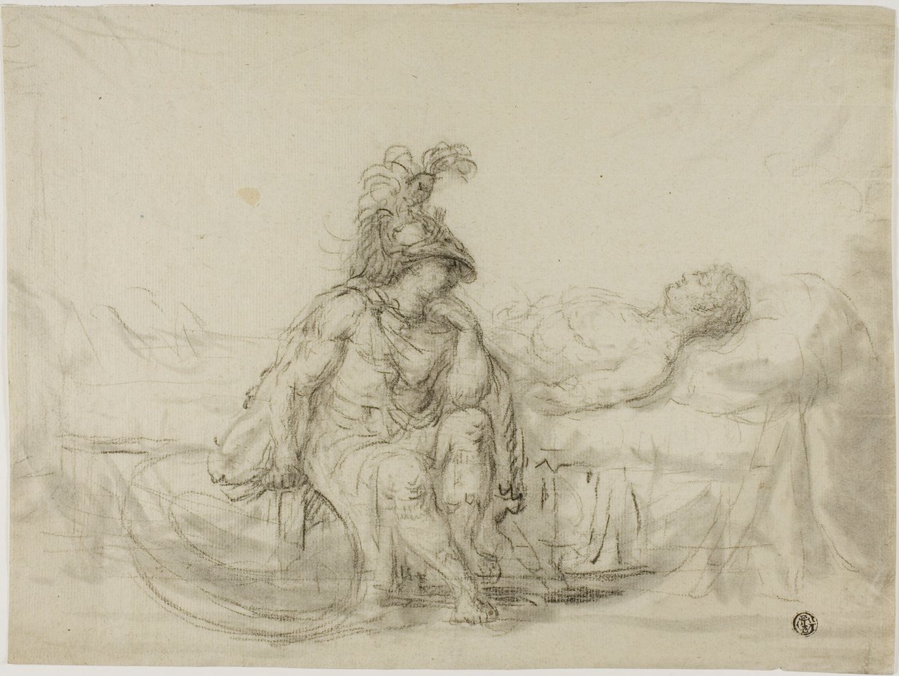 Achille pleurant Patrocle - Unknown