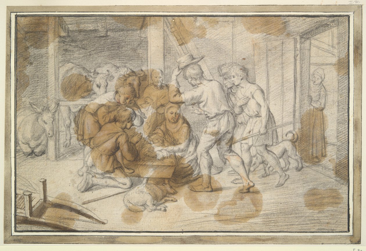 Adoration des bergers - Unknown