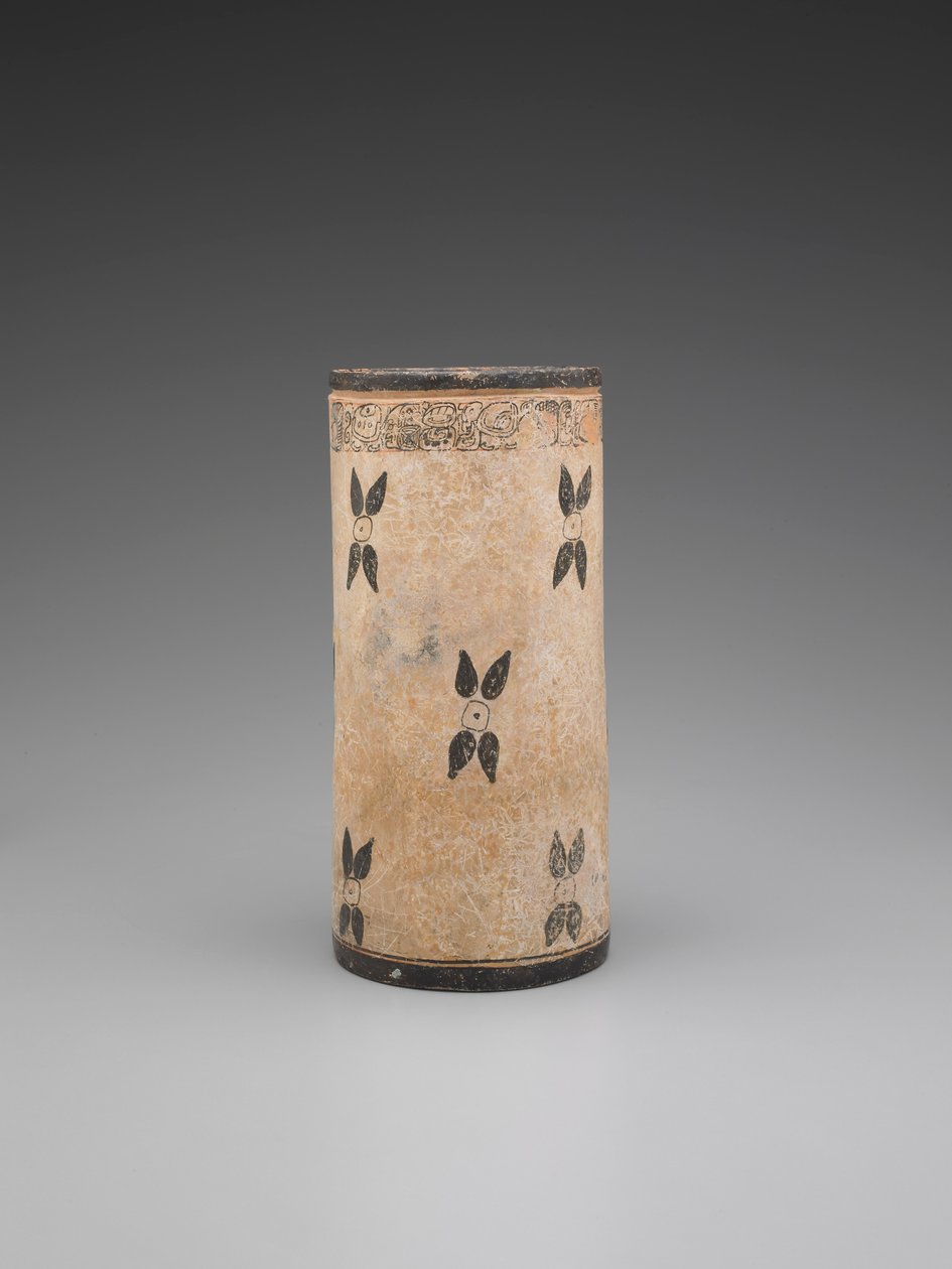 Vase à cacao avec motif floral - Unknown