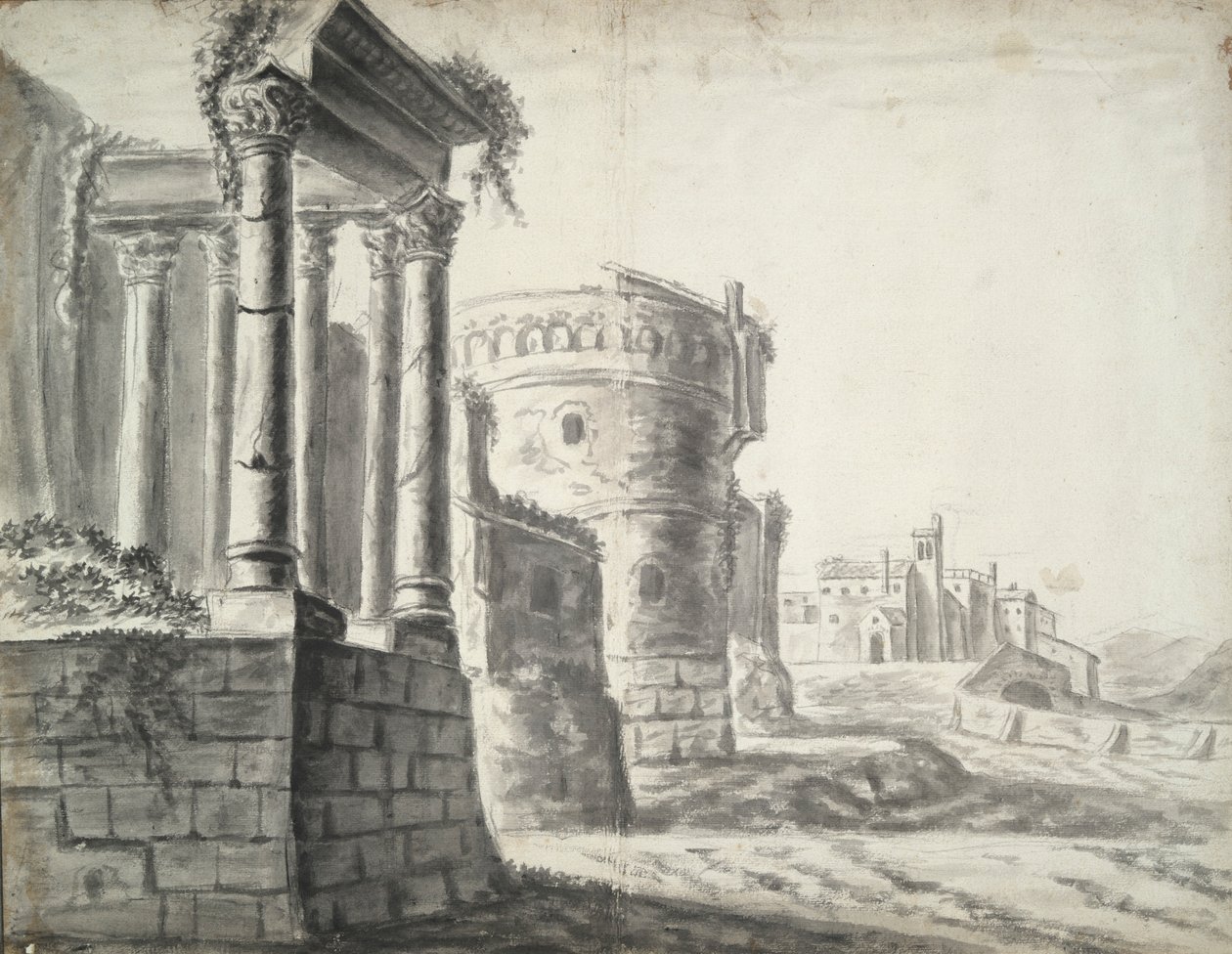 Ruines classiques et autres bâtiments - Unknown