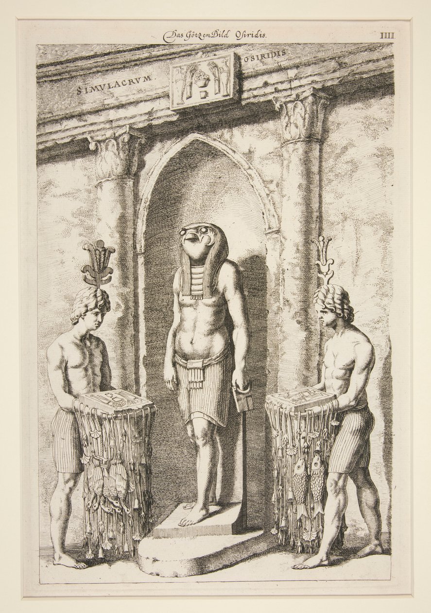 Das Gotzenbild Osiridis [Le Temple d