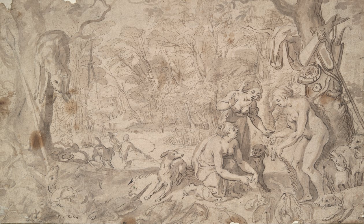 Nymphes dans le bois - Unknown