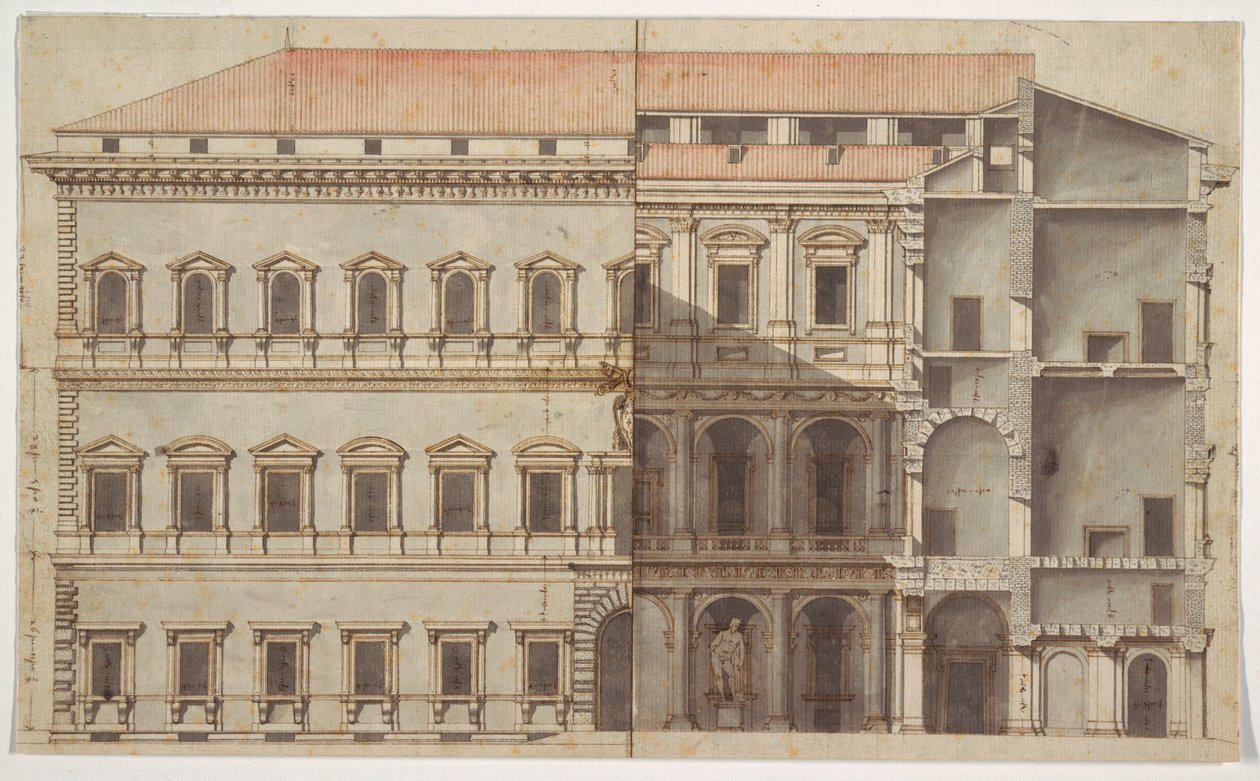 Rendu du Palazzo Farnese, Rome - Unknown