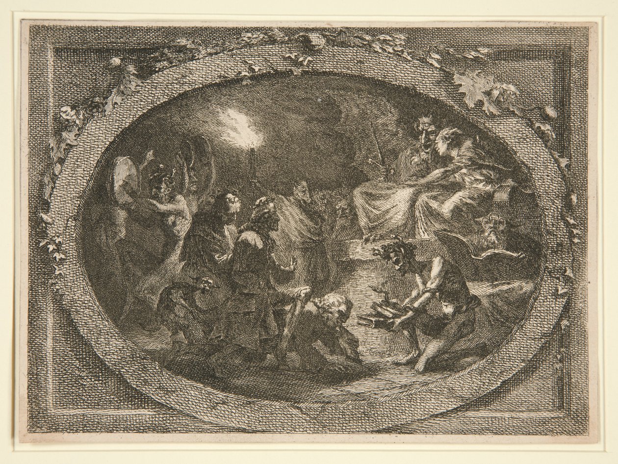 Scène satanique avec Voltaire - Unknown