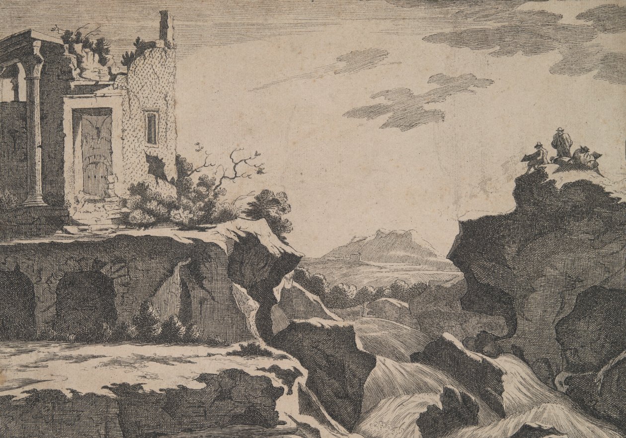 Temple à Tivoli - Unknown