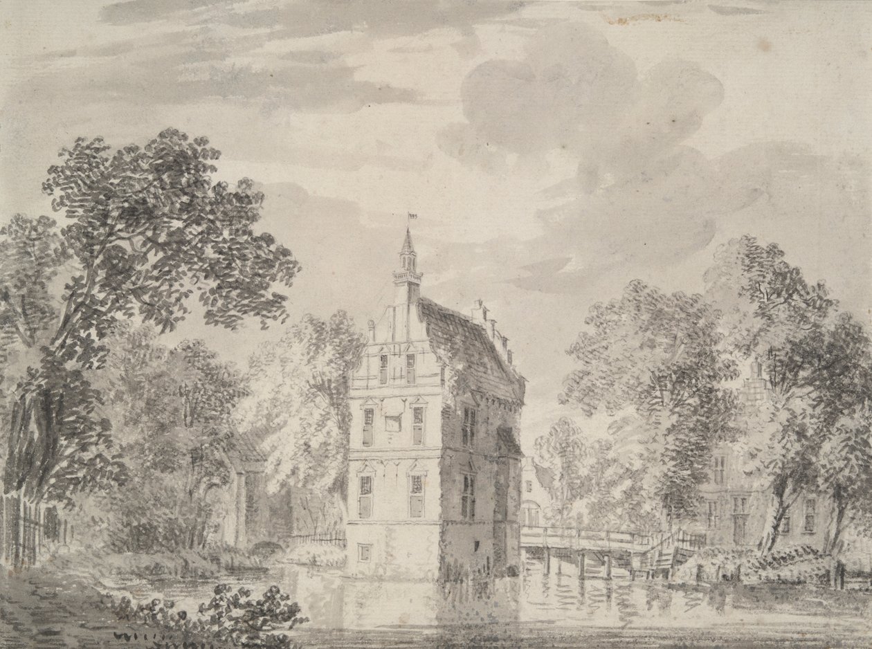 Vue du château de Crayestein, Hollande - Unknown
