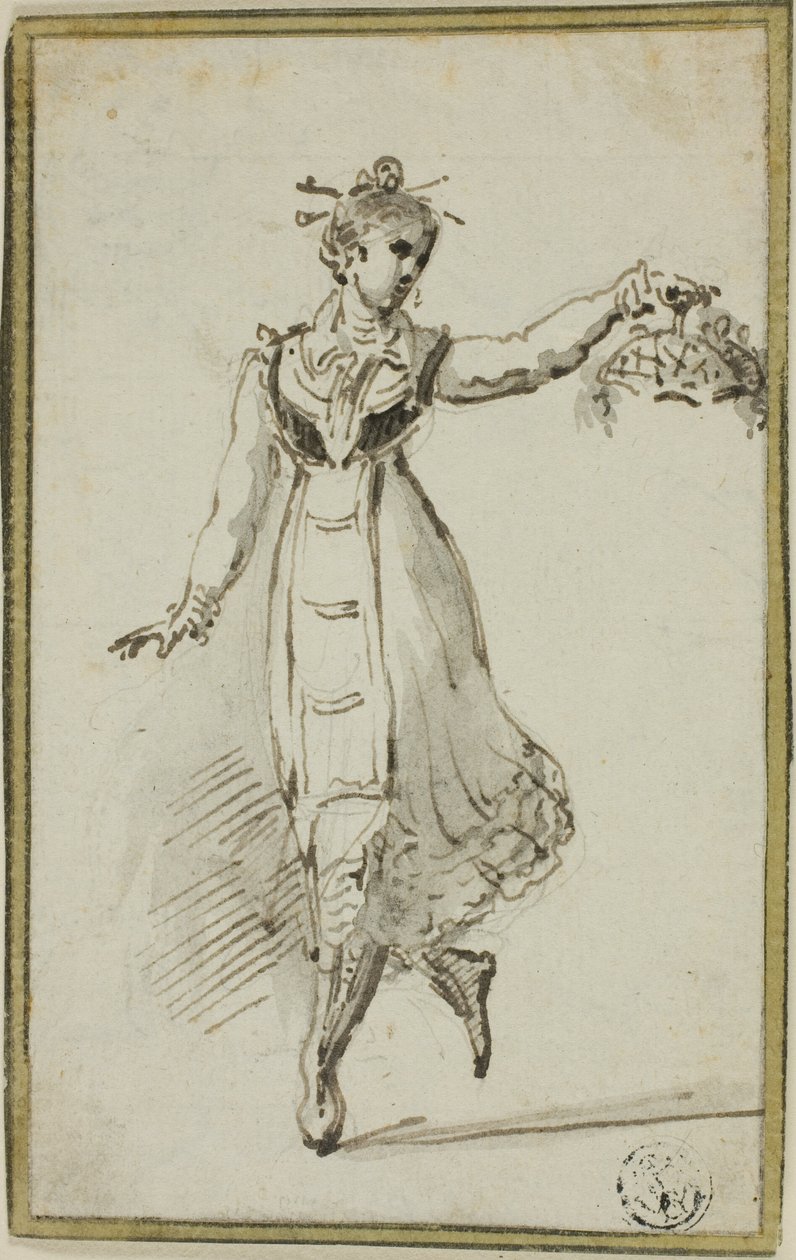 Jeune femme dansant - Unknown