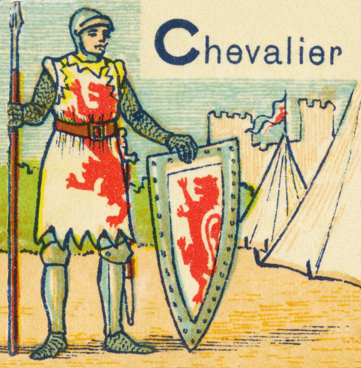 C en chevalier - Unknown artist