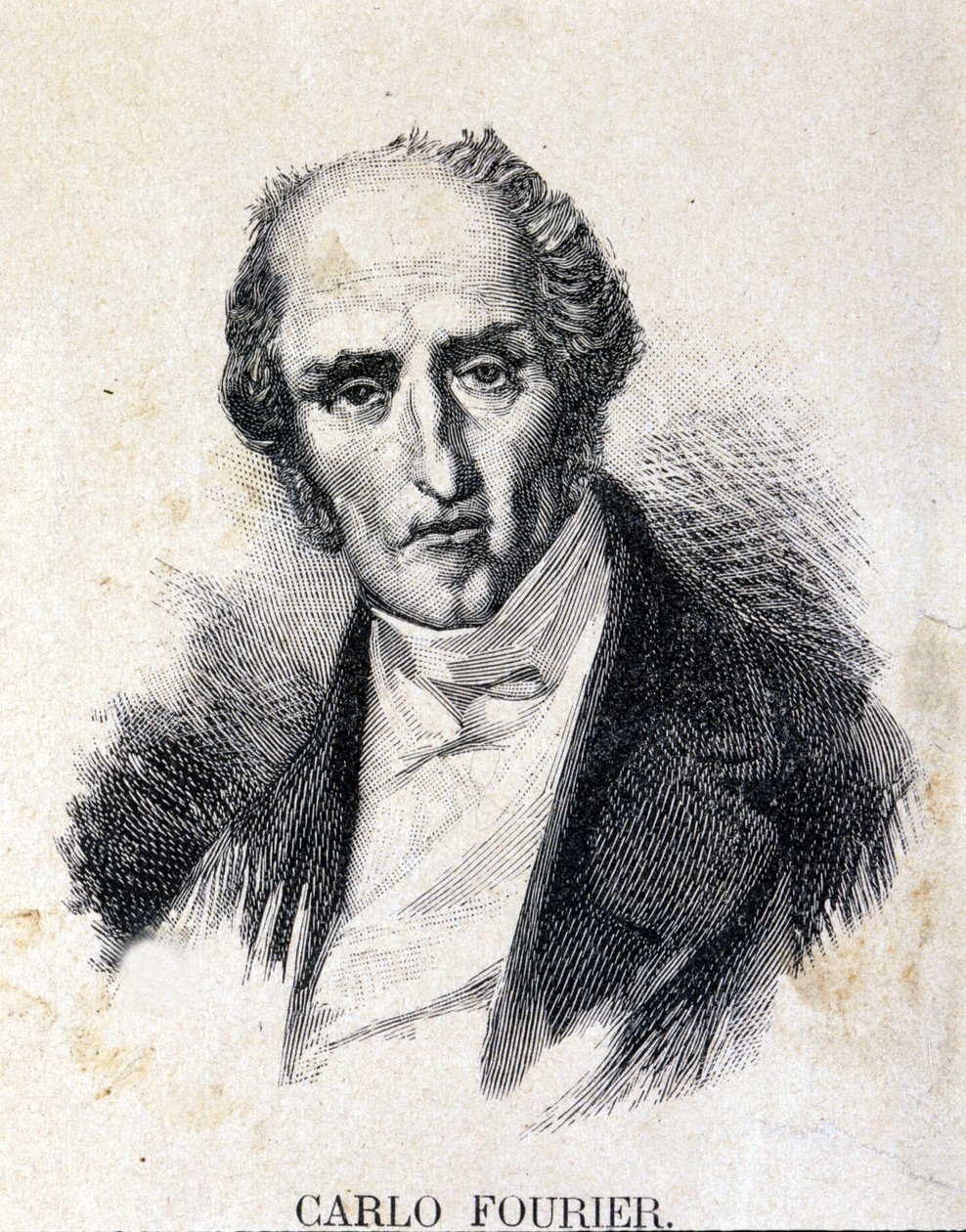 Charles Fourier (1772-1837), philosophe et économiste français. - Unknown artist