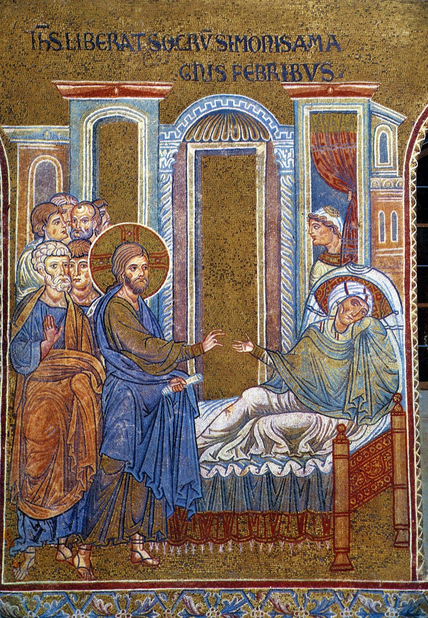 Christ et la belle-mère de Pierre - Unknown artist
