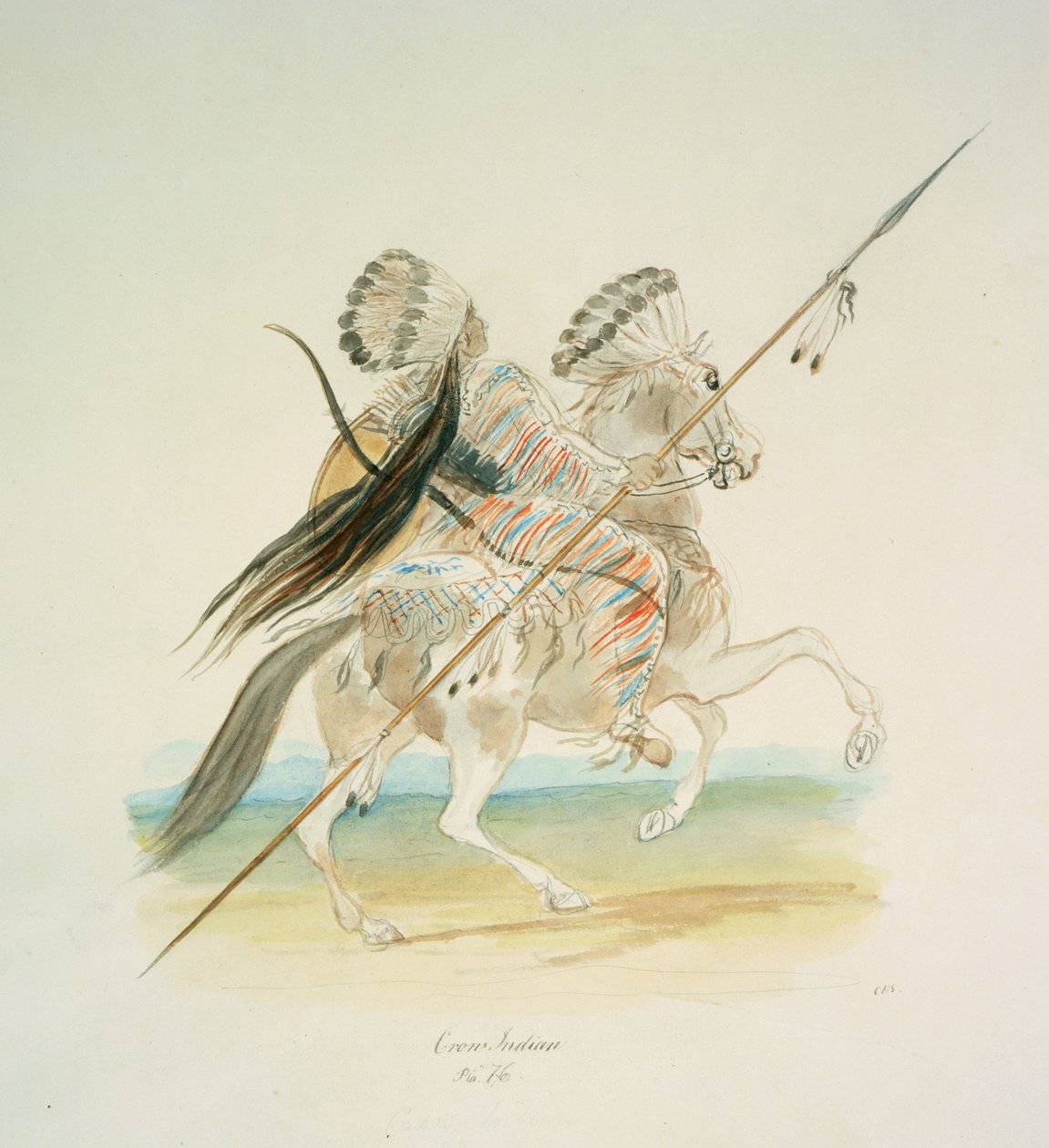 Indien Crow, c.1843-50 - Unknown artist