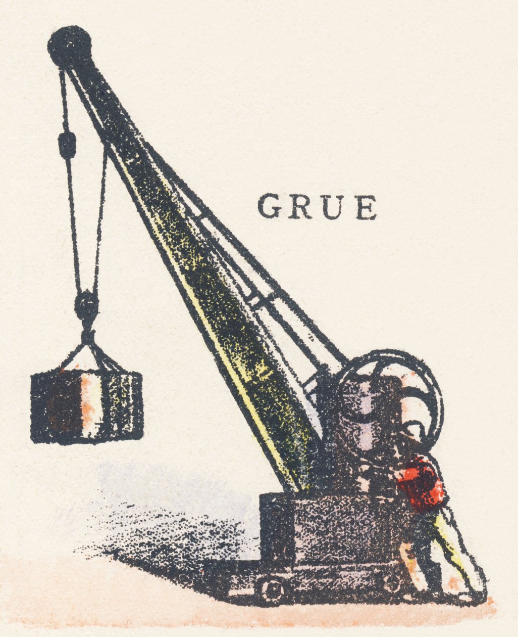 G : grue - Unknown artist