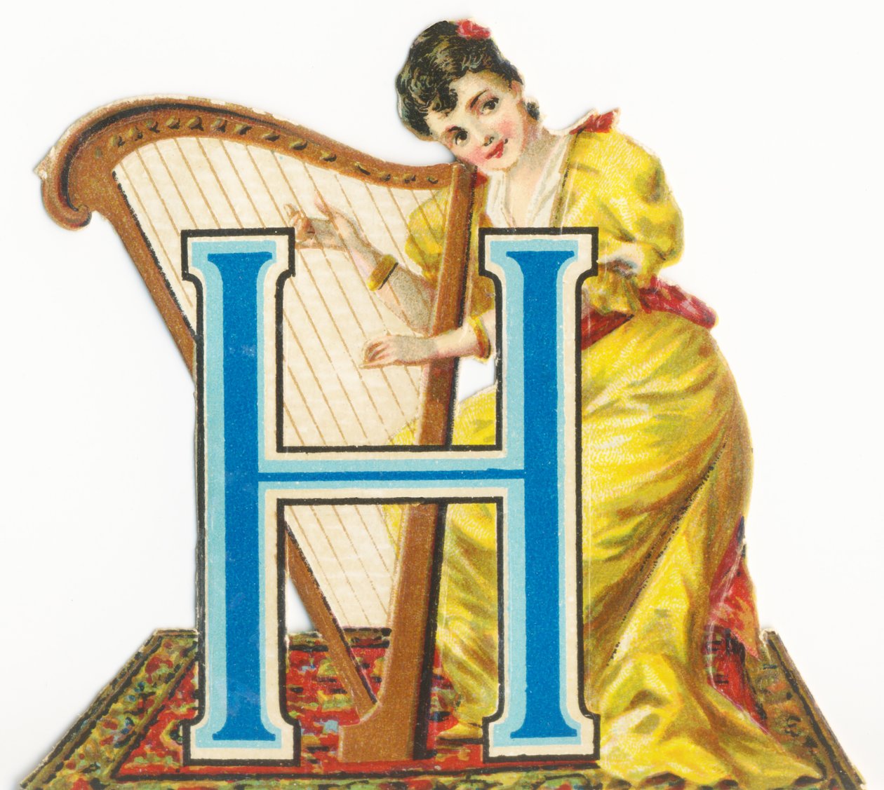 H: harpiste - Unknown artist