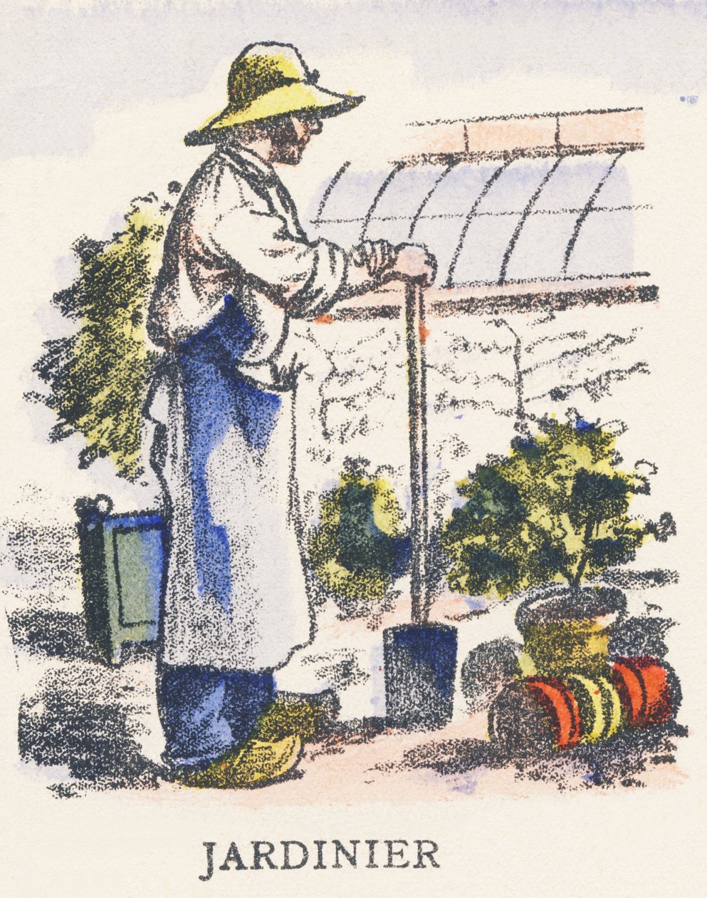 J: jardinier - Unknown artist