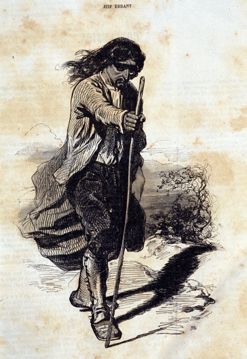 Judaïsme : colporteur juif (Juif errant) - Unknown artist