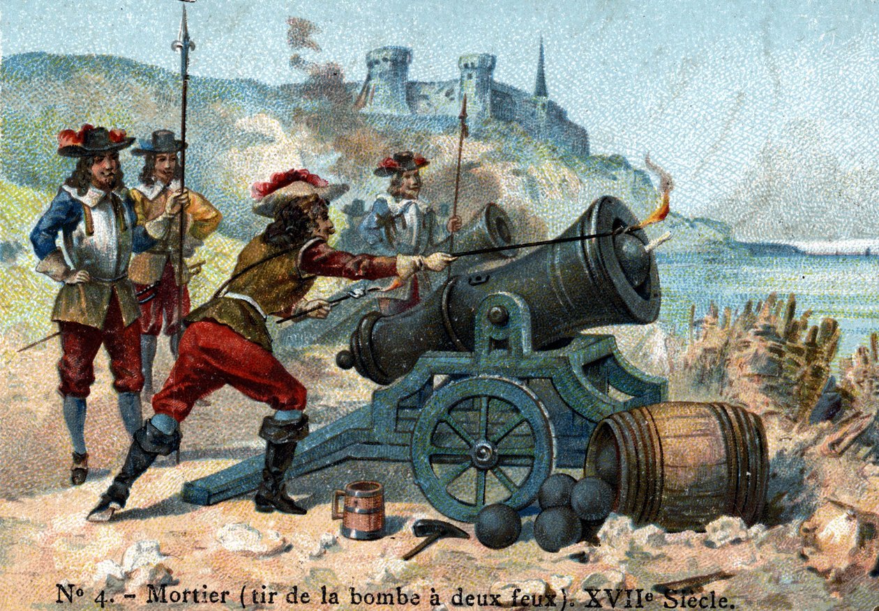 Mortier au 18ème siècle - Unknown artist