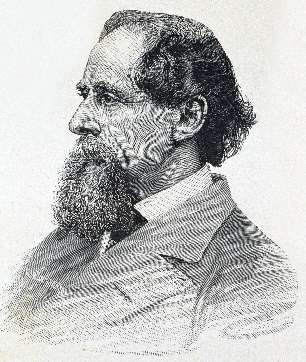 Portrait de Charles Dickens - Unknown artist