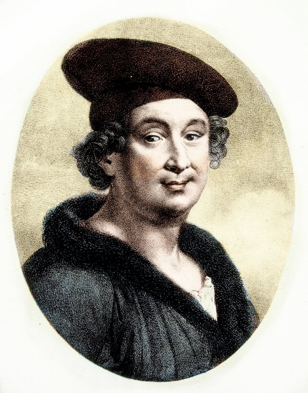 Portrait de François Villon (1431-63) (gravure) - Unknown artist