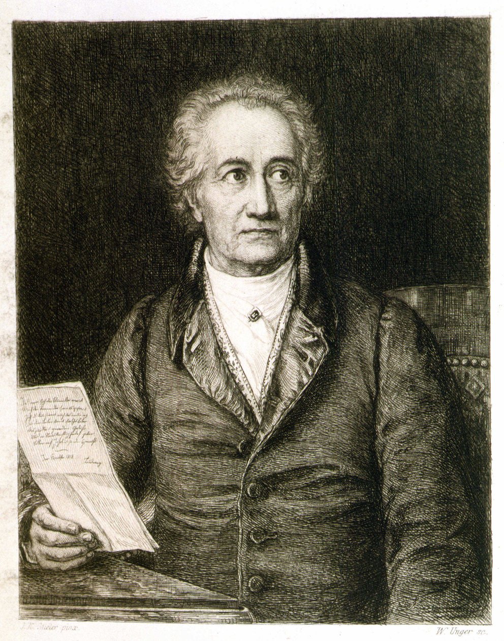 Portrait de Goethe - Unknown artist
