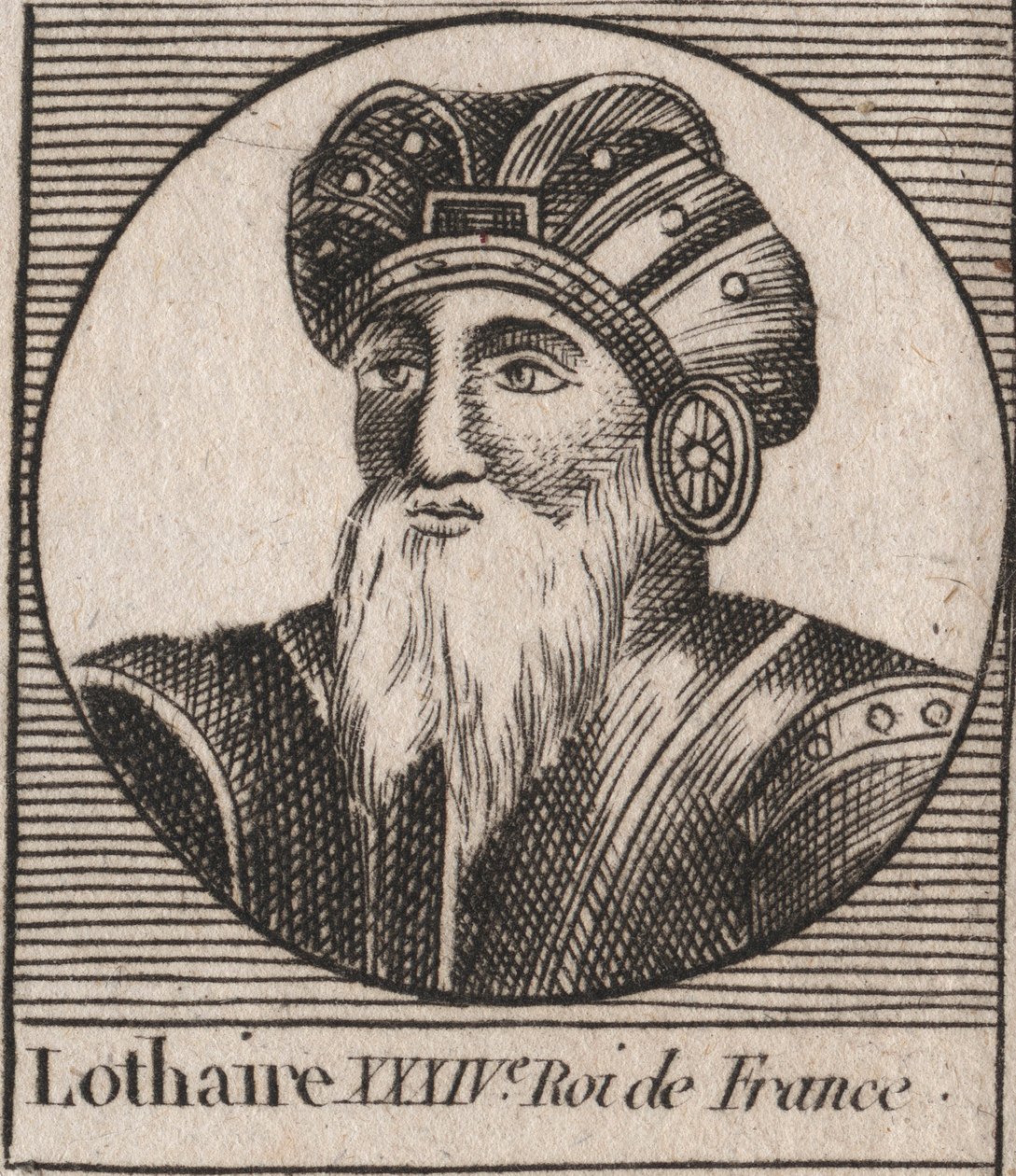 Portrait de Lothaire - Unknown artist