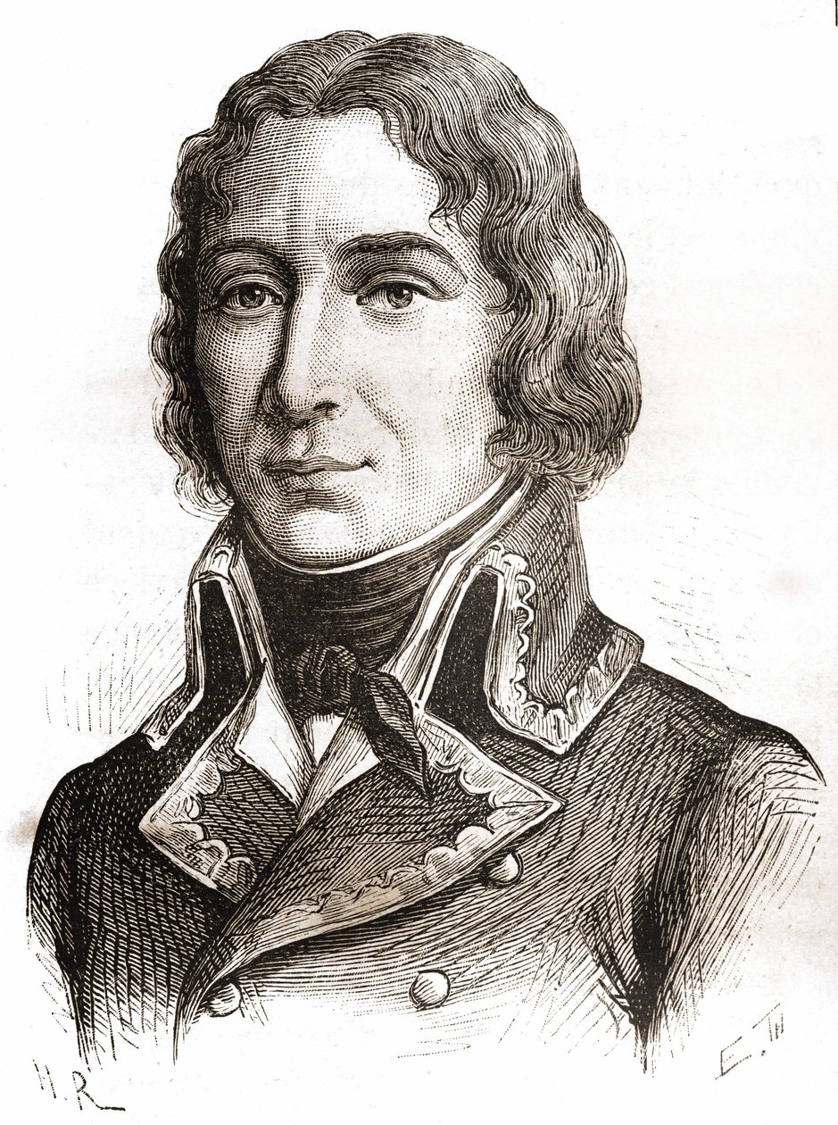 Portrait de Richepanse. Gravure du XIXe siècle. - Unknown artist