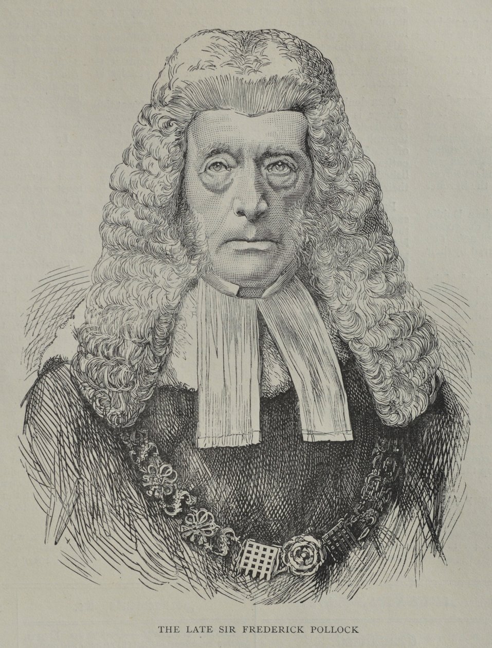 Portrait de Sir Federick Pollock - Unknown artist