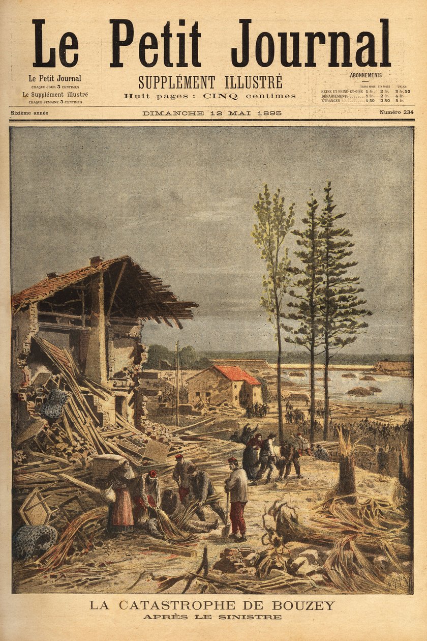 La catastrophe de Bouzey - Unknown artist