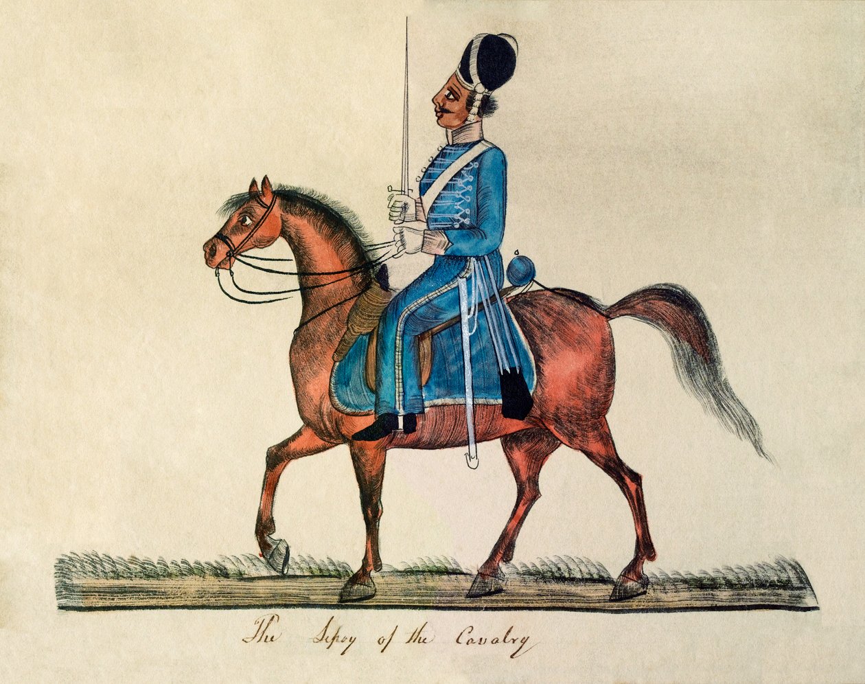 Le Sepoy de la cavalerie - Unknown artist