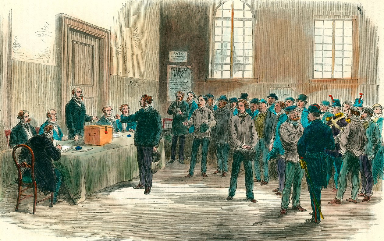 Le plébiscite du 8 mai - Unknown artist