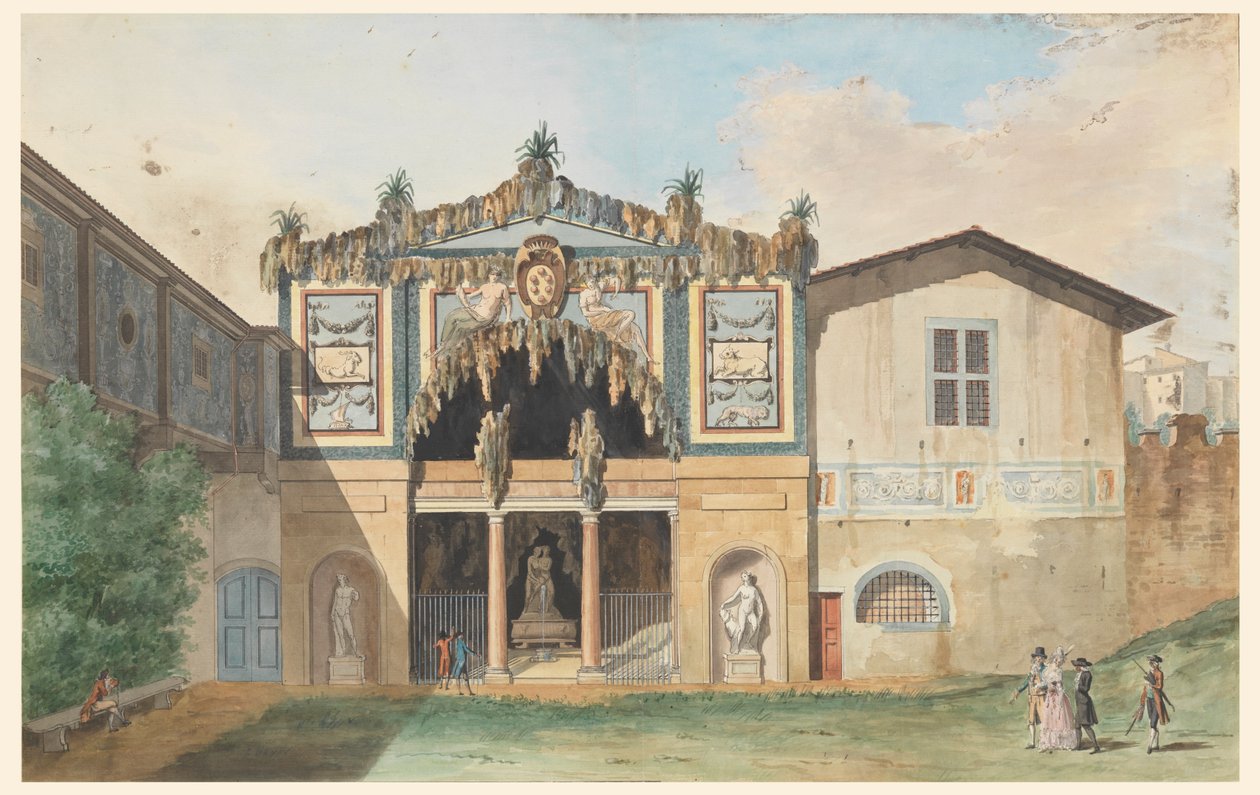 Grotte dans les jardins de Boboli, Florence - Unknown, Italian