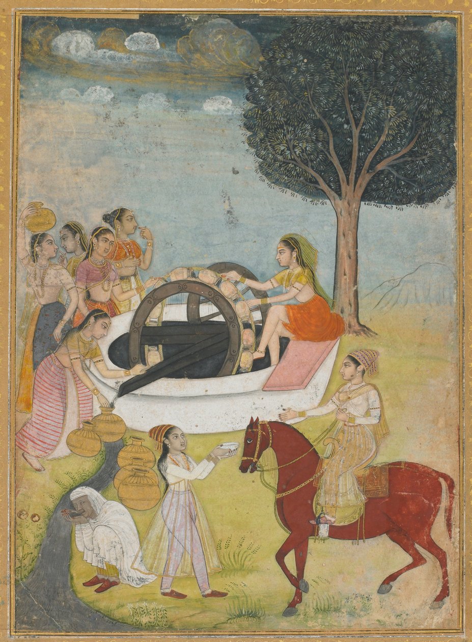 Un groupe de femmes à un puits - Unknown artist