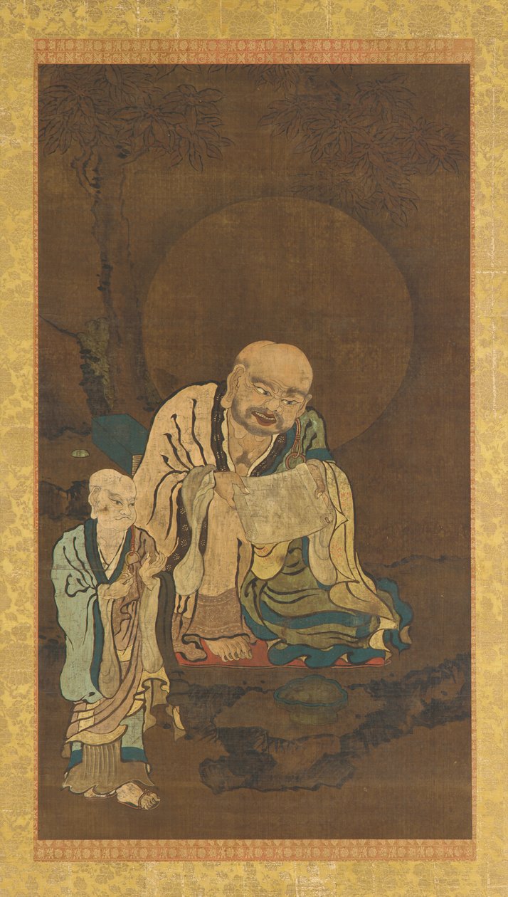 Un Luohan et un assistant - Unknown artist