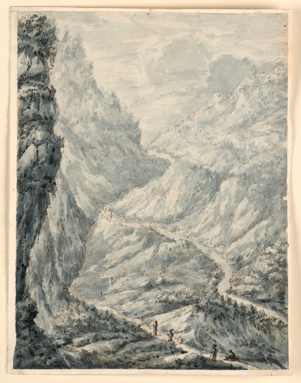 Un passage de vallée - Unknown artist