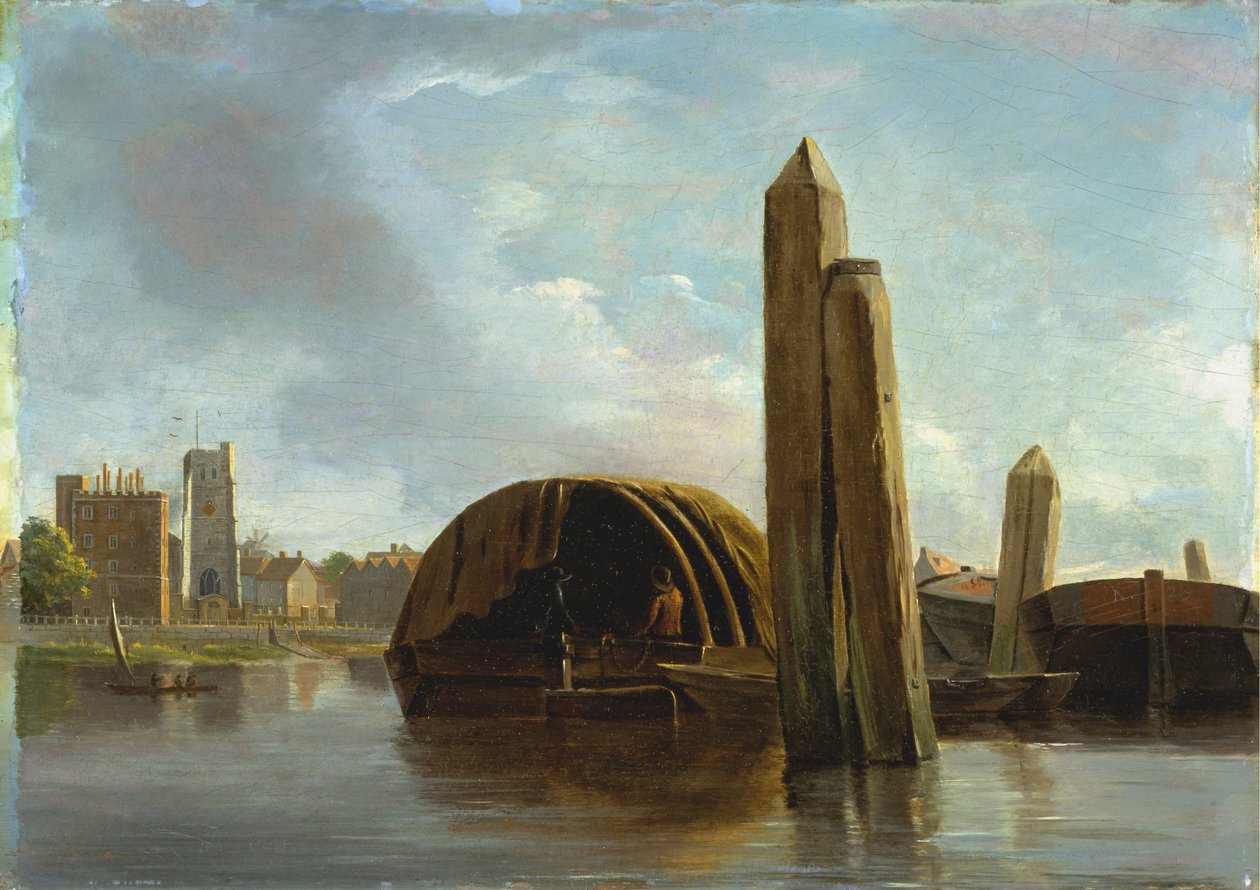 Une vue de Lambeth - Unknown artist