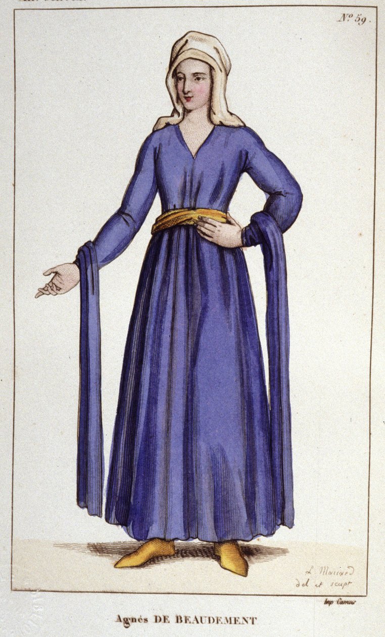 Agnès De Baudement, Dame de Braine (1130-1218). - Unknown artist