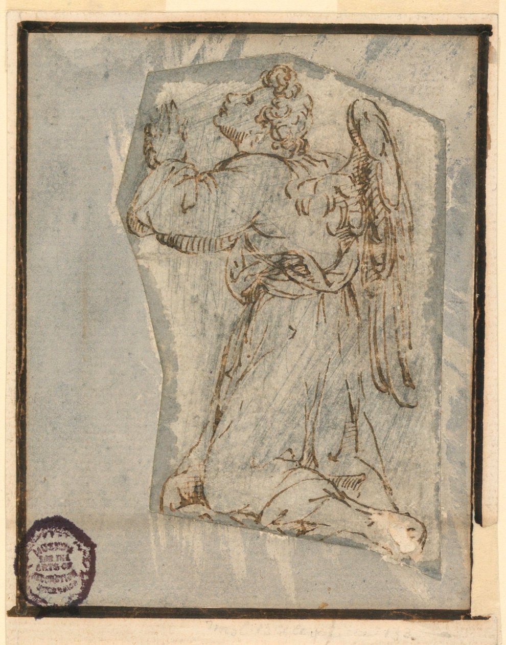 Un ange adorant - Unknown artist