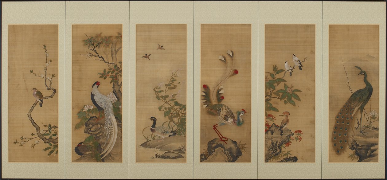 Oiseaux et fleurs - Unknown artist