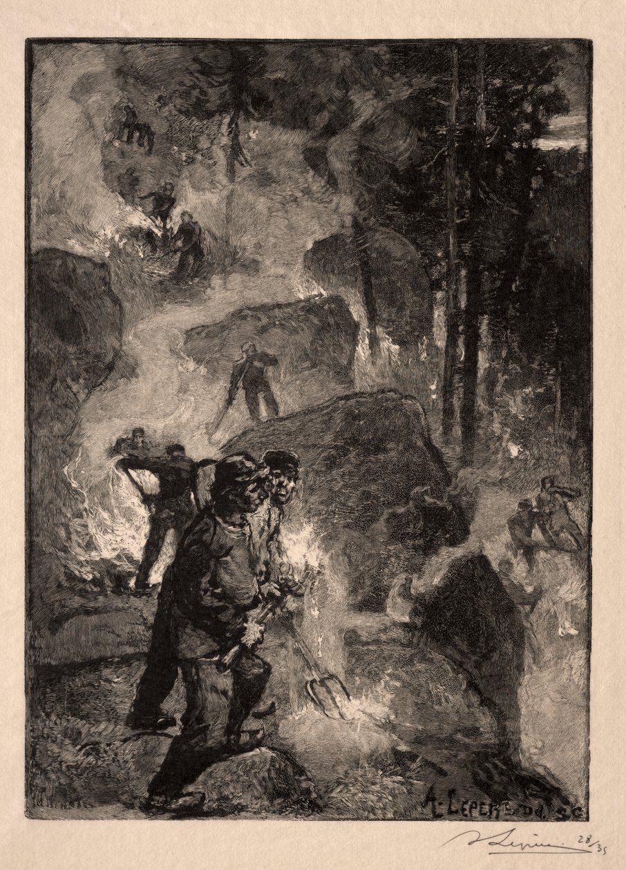Brûleurs de Fougères - Unknown artist