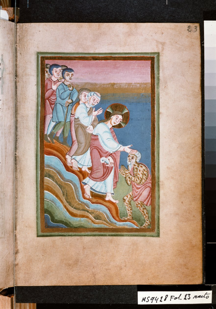 Christ guérissant un lépreux - Unknown artist