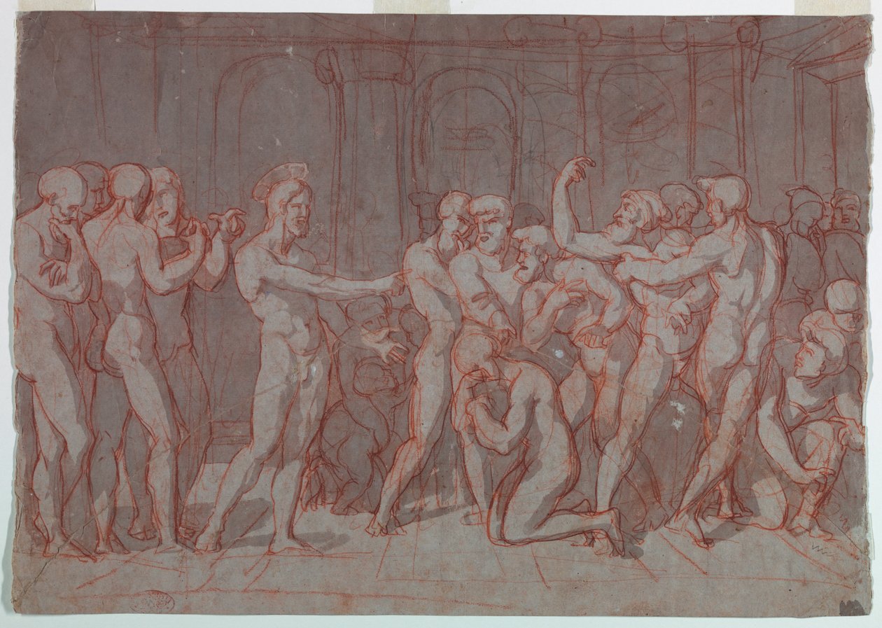 Christ et la femme adultère - Unknown artist