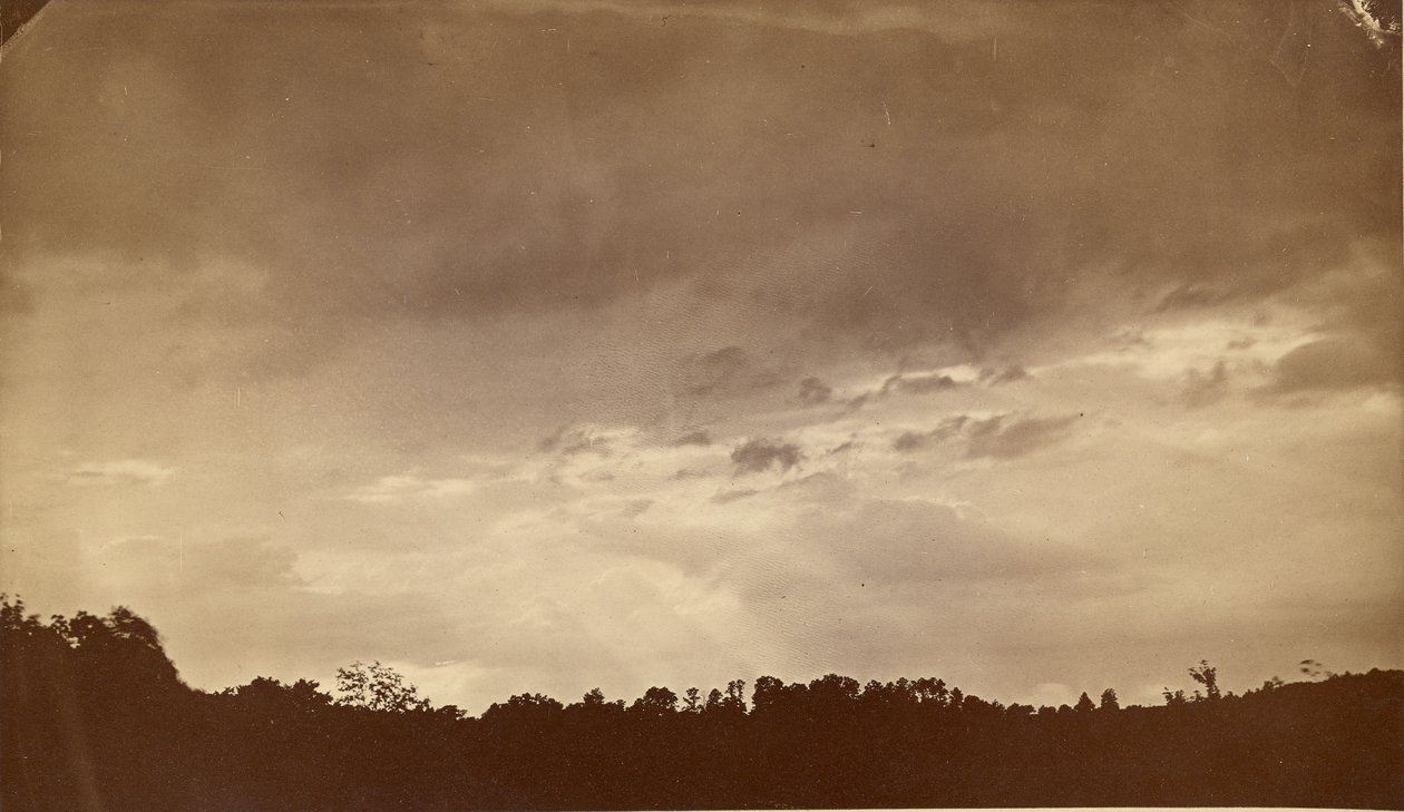 [Étude sur les nuages] - Unknown artist