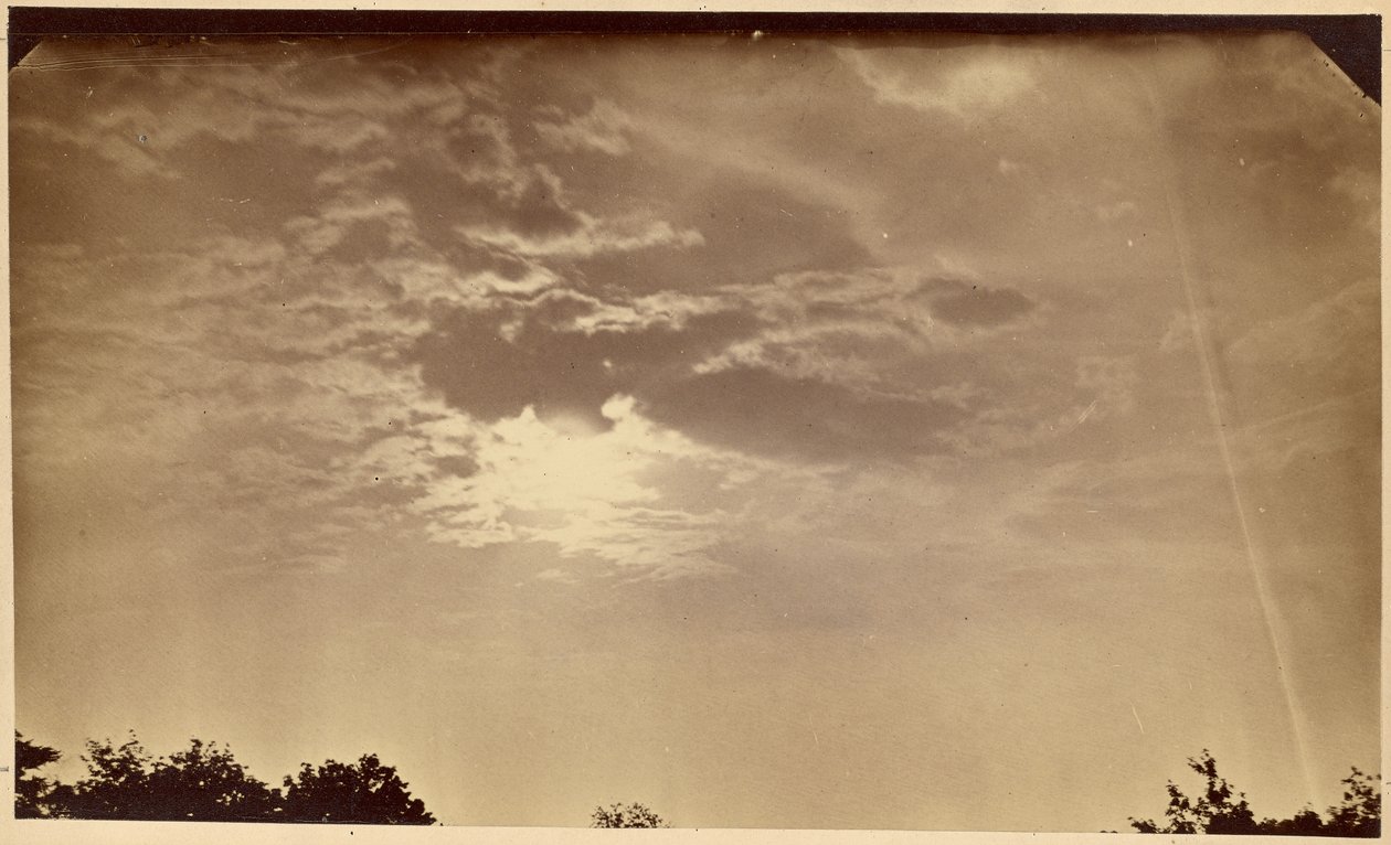 [Étude sur les nuages] - Unknown artist
