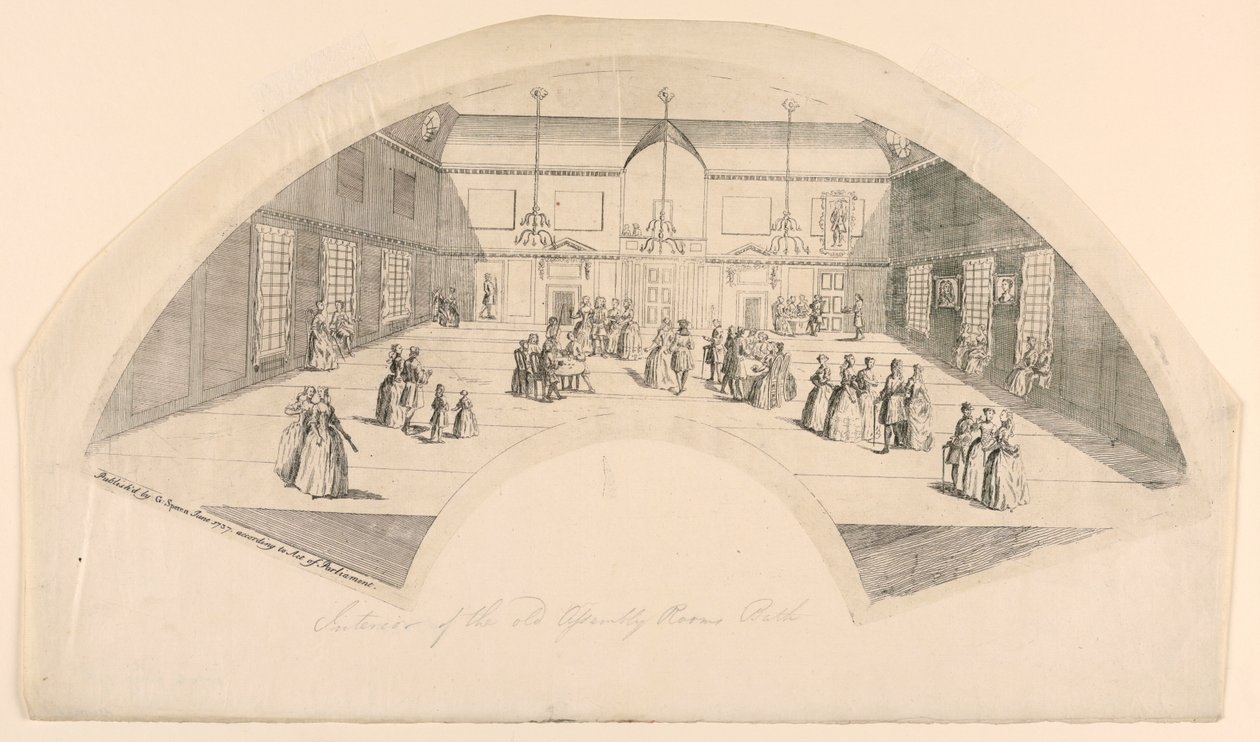 Conception pour un éventail, intérieur - Unknown artist