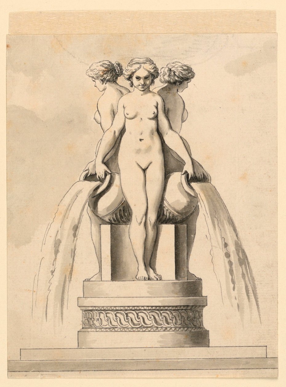 Conception pour une fontaine - Unknown artist